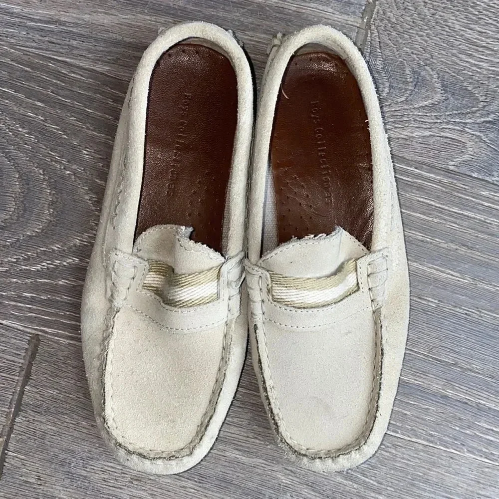 Zara suede boys loafers